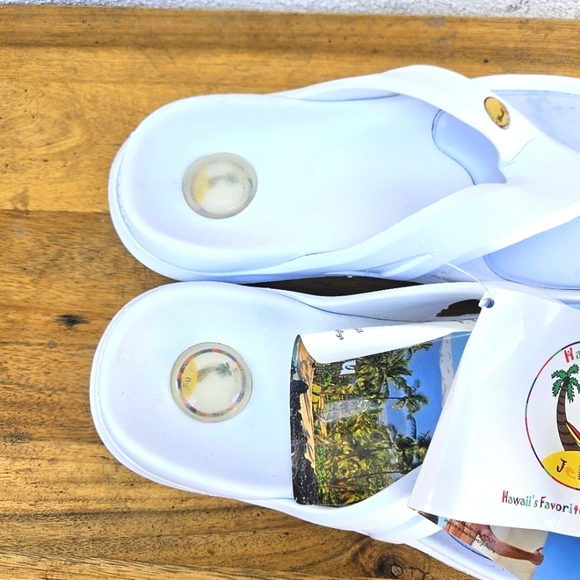 Hawaiian Jellys Ultra Comfort Kea Haú Unisex  Sandals Women's Size 10 - Picture 10 of 13